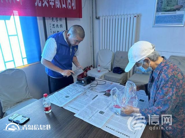 信新相映走進青島第八離職干休所 為老黨員送上暖心服務