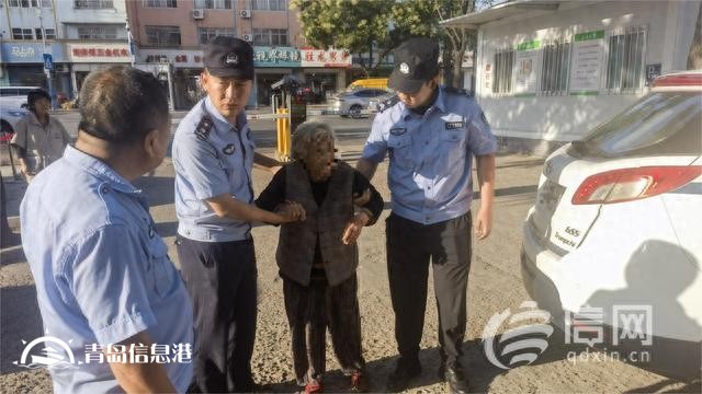 九旬老人獨自出門不慎受傷 城陽警方緊急將其送往醫(yī)院