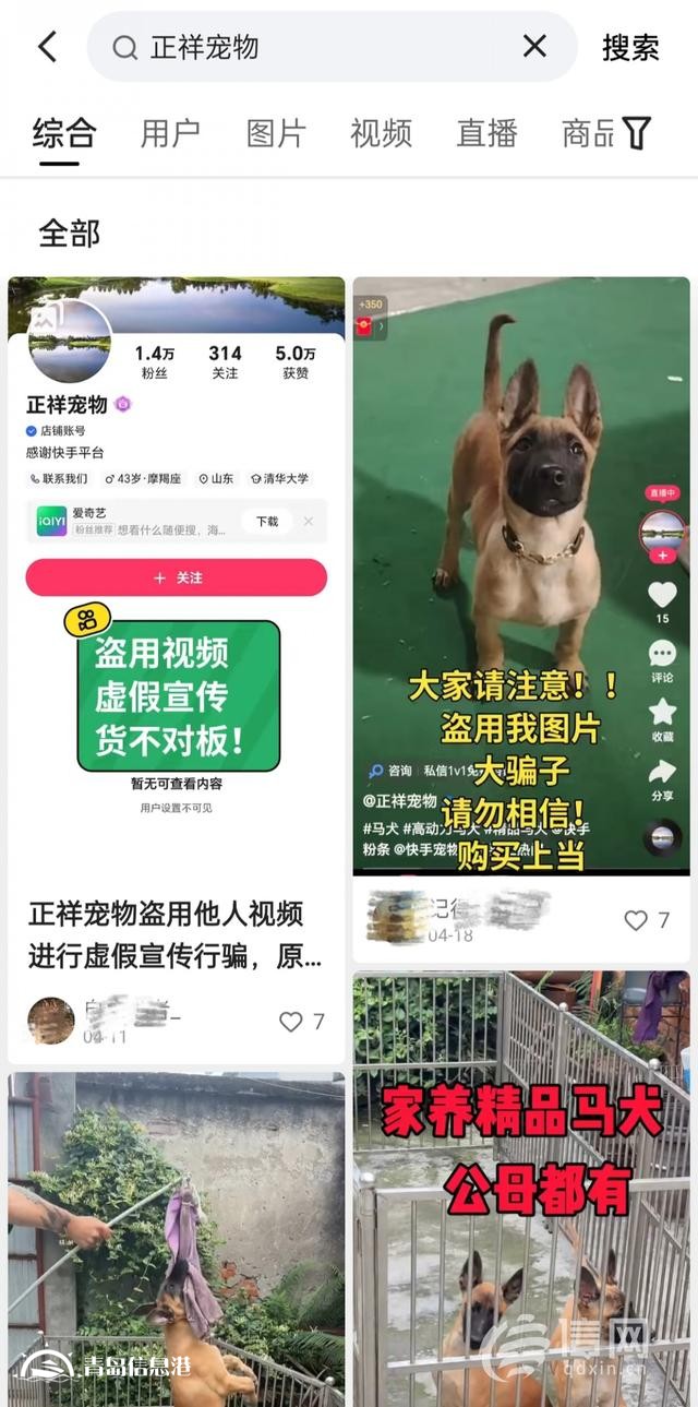 快手直播賣寵物卻讓“微信上聊” 私下交易貨不對板
