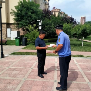 鳳臺(tái)執(zhí)法中隊(duì)：積極開展“城管服務(wù)進(jìn)社區(qū)” 營(yíng)造綠色家園