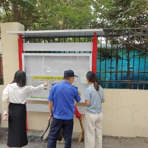 平度市東閣街道執(zhí)法中隊緊盯垃圾分類，執(zhí)法“不打烊”