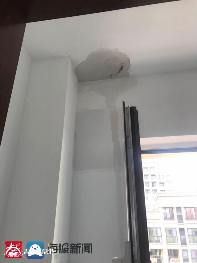 插座漏水墻皮脫落，領秀珊瑚灣新房質量堪憂