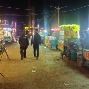 同和中隊(duì)“信用+執(zhí)法”守護(hù)夜市煙火