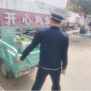 云山中隊(duì)黨支部：冬季出擊，筑牢戶外廣告設(shè)施 “安全墻”