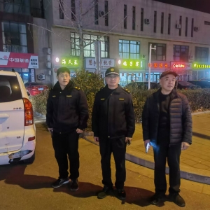 平度市東閣街道執(zhí)法中隊(duì)元旦守崗盡責(zé)，全力保障市容秩序