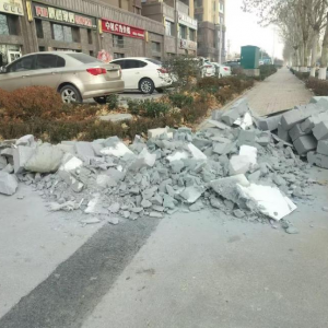 平度市鳳臺(tái)街道執(zhí)法中隊(duì)：借信用之力，開展建筑垃圾整治