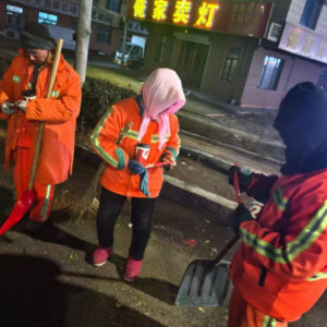 齊心協(xié)力清大集，熱心商戶暖人心