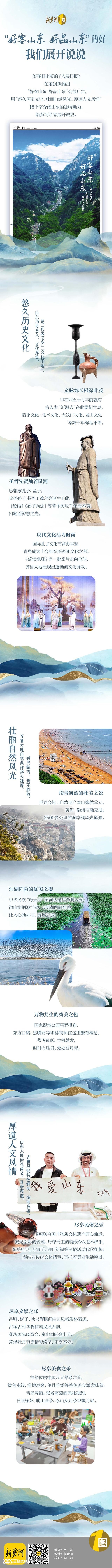 人民日報18個字推介“好客山東 好品山東”，我們展開說說 | 新黃河一圖