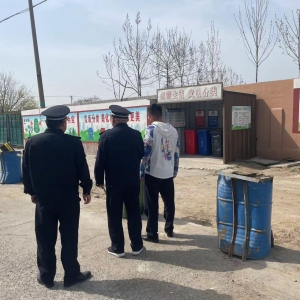 店子中隊黨支部多措并舉開展垃圾分類行動