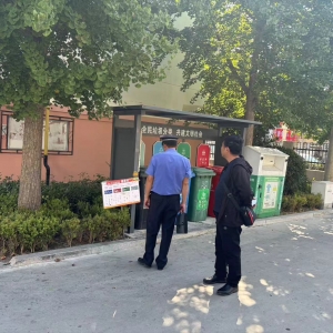 同和中隊：執(zhí)法巡查守護小區(qū)垃圾分類“最后一公里”